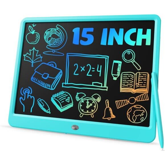 15inch LCD Writing Tablet Teen BoyGirl GiftsIdeas,Easter Birthday Gifts for Kids - Picture 1 of 7